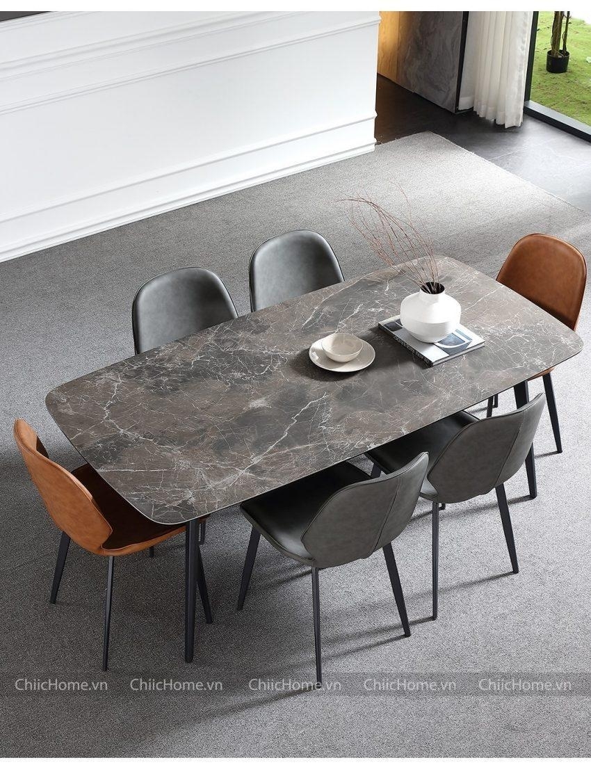 Ghế Nordic kết hợp với bàn ăn