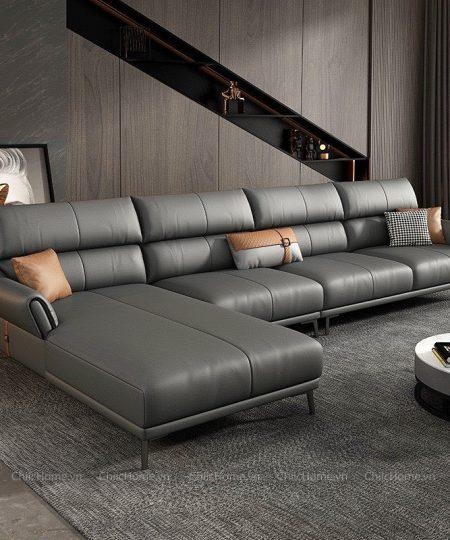 Sofa hiện đại luôn có đường nét sáng sủa, gọn gàng và không gian